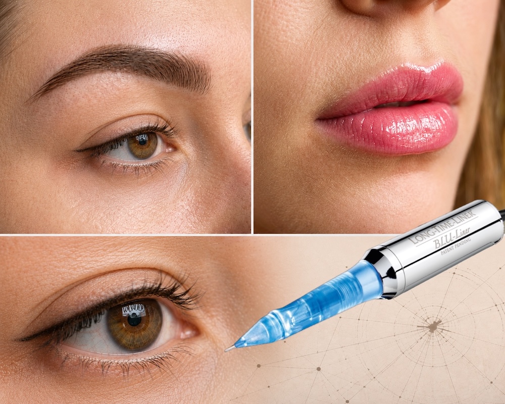 Szem-, ajak- és szemöldök pigmentáció BLU Liner készülékkel