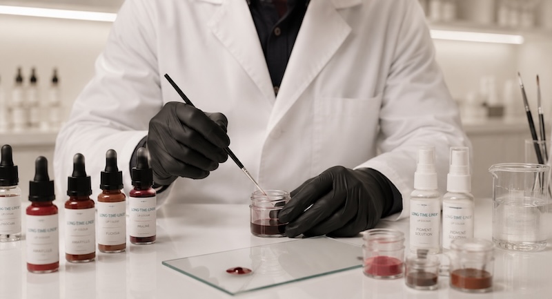 LONG-TIME-LINER pigmentfejlesztés laboratóriumi környezetben